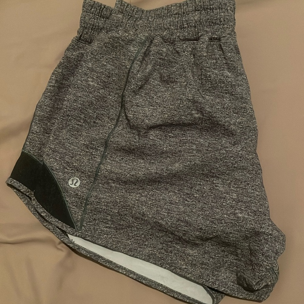 Lululemon Grey Women Running Shorts